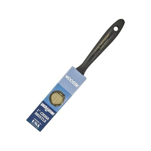 Light House Beauty Z1120 1 in. Yachtsman White China Bristle Flat Paint Brush - White - 1 in. LI3562232 - main